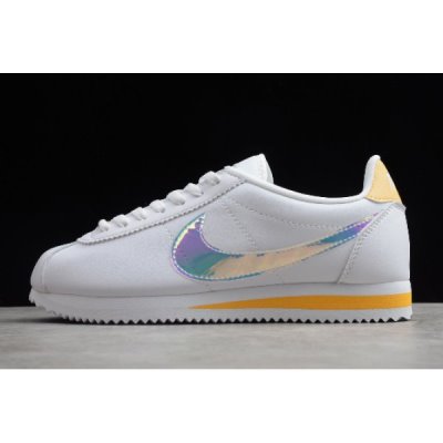 Nike Bayan Classic Cortez Beyaz / Altın Lifestyle Ayakkabı Türkiye - NF3LIOYO